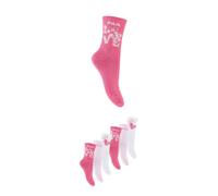 Socken FILA, Mädchen, Gr. 31-34, pink panther, Baumwollmischung, Socken Socken, mit breitem Rippenbündchen, Cotton-Mix, Love-Design (31216426-31) pink panther