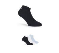 Socken FILA "UNISEX INVISIBLE PLAIN SOCKS", Damen, Gr. 39-42, blau (sky), Baumwolle, Elasthan, Polyester, elastisch, Socken Socken, mit eingestricktem Logo an der Ferse (11608522-39) sky