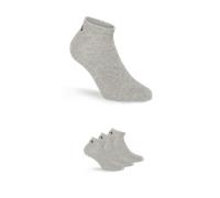 Socken FILA "UNISEX INVISIBLE PLAIN SOCKS", Damen, Gr. 39-42, grau, Baumwolle, Elasthan, Polyester, elastisch, Socken Socken, mit eingestricktem Logo an der Ferse (81137818-39) grau