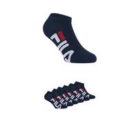Socken FILA "UNISEX INVISIBLE SOCKS", Damen, Gr. 39-42, navy, Baumwollmischung, normal, Socken Socken, großer Markenschriftzug seitlich (32439769-39) navy
