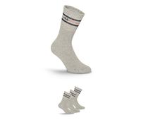 Socken FILA "UNISEX LIFESTYLE PLAIN SOCKS", Damen, Gr. 39-42, grau, Baumwollmischung, normal, Socken Socken, mit Logo-Schriftzug (38647423-39) grau