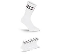 Socken FILA "UNISEX LIFESTYLE PLAIN SOCKS", Herren, Gr. 39-42, weiß, Baumwollmischung, normal, Socken Socken, mit eingestricktem Logo (42450423-39) weiß