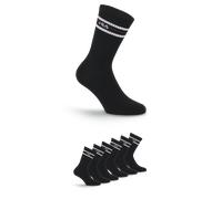 Socken FILA "UNISEX LIFESTYLE PLAIN SOCKS", Herren, Gr. 43-46, schwarz, Baumwollmischung, normal, Socken Socken, mit eingestricktem Logo (77651567-43) schwarz