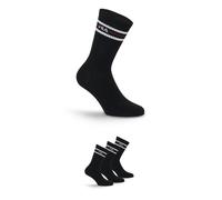 Socken FILA "UNISEX LIFESTYLE PLAIN SOCKS", Damen, Gr. 43-46, schwarz, Baumwollmischung, normal, Socken Socken, mit Logo-Schriftzug (31877911-43) schwarz