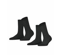 Esprit Socken mit Stretch-Anteil im 2er-Pack in Black, Größe 39/42