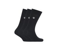 Socken G-STAR "SAGE, 3 PACK SOCKS", Damen, Gr. 40-43, navy, Baumwollmischung, unifarben, elastisch, Socken Socken, unifarben mit Logostickerei (95933723-40) navy