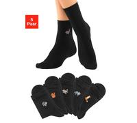 H.I.S Socken Damen schwarz Gr.35-38