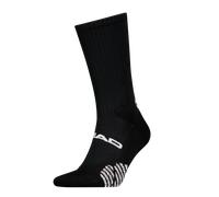 Socken HEAD "HEAD PADEL CREW 1P", Damen, Gr. 39-42, schwarz, Materialmix, Socken Socken, Anatomisch geformtes Fußbett (28562807-39) schwarz