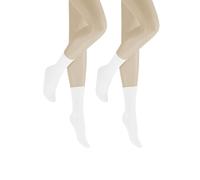 Hudson Damen Socken Only 2-Pack druckfreier Bund White 0008 35-38