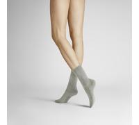 Hudson Damen Only 2-Pack druckfreier Bund Socken, Silber 0502, 39/42 (2er Pack)