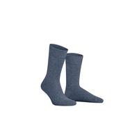Socken HUDSON "RELAX COTTON", Damen, Gr. 43-44, marine, meliert, Obermaterial: 97% Baumwolle, 3% Elasthan, normal, Socken Socken, druckfreier Relax-Komfortbund (96700523-43) marine, meliert