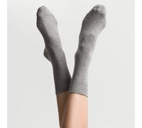 Socken HUDSON "RELAX COTTON", Herren, Gr. 39-42, silber, Baumwollmischung, normal, Socken Socken, druckfreier Relax-Komfortbund (47827404-39)