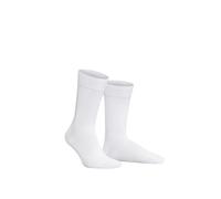 Hudson Herren Socken Relax Cotton – druckfreier Bund, ohne Gummifäden – Weiß Gr. 41-42