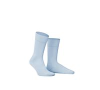 Hudson Herren Socken Relax Cotton – druckfreier Bund – Hellblau 43-44 (0312)