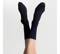 Socken HUDSON "RELAX FINE", Herren, Gr. 35-38, marine, Obermaterial: 65% Baumwolle, 32% Polyamid, 3% Elasthan, normal, Socken Socken, Baumwoll-Mix, softe Qualität mit modernem Rollrand (59426022-35)