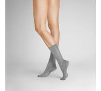 Socken HUDSON "RELAX FINE", Herren, Gr. 35-38, silber, Obermaterial: 65% Baumwolle, 32% Polyamid, 3% Elasthan, normal, Socken Socken, Baumwoll-Mix, softe Qualität mit modernem Rollrand (92690662-35)