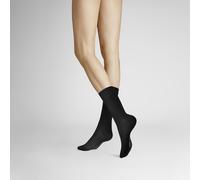 Hudson Unisex Socken, 3er Pack - Simply, Basic Socken, einfarbig Schwarz 43-46