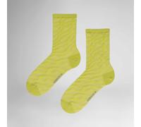 Socken HUDSON "Socke Curved Line", Damen, Gr. 39-42, gelb (fresh gelb 0953), Obermaterial: 87% Baumwolle CO. 10% Polyamid PA. 3% Elasthan EL., Socken Socken (23393628-39) fresh gelb 0953
