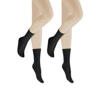 Hudson Women's Only Wool Socken, 100 DEN, Black, 35/38 (2er Pack)