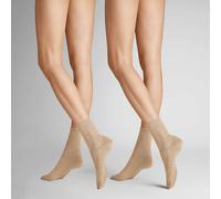 Hudson Damen Socken Only 2-Pack Rollrand Beigemel. 0723 39-42