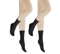 Hudson Damen Socken Only 2-Pack druckfreier Bund Black 0005 39-42