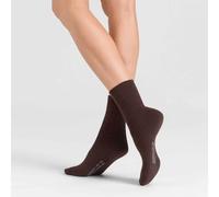 Hudson Damen Socken Relax Woolmix Clima klimaregulierend Brownmel. 0763 39-42