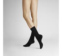 Socken HUDSON "WINTER PLAIT", Damen, Gr. 35-38, schwarz, Obermaterial: 44% Wolle, 44% Polyacryl, 10% Polyamid, 2% Elasthan, Socken Socken, Wärmende Socken mit Zopf-Muster (10153615-35) schwarz
