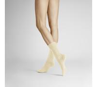 Socken HUDSON "WINTER PLAIT", Damen, Gr. 39-42, beige (biber, meliert), Obermaterial: 44% Wolle, 44% Polyacryl, 10% Polyamid, 2% Elasthan, Socken Socken, Wärmende Socken mit Zopf-Muster (78323514-39)