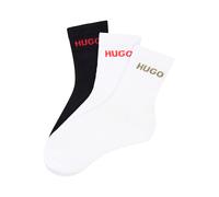 Socken HUGO UNDERWEAR "6P QS RIB LOGO CC", Damen, Gr. 39-42, open miscellaneous 965, Baumwollmischung, elastisch, Socken Socken, mit eingestricktem HUGO Logo (51135634-39) open miscellaneous 965