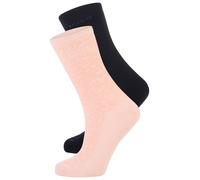 Socken HUGO UNDERWEAR "LEO LOGO", Damen, Gr. 35-38, rosa, Baumwollmischung, elastisch, Socken Socken, mit HUGO-Schriftzug (52376032-35) rosa