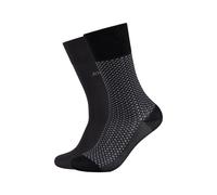 Socken JOOP "2er Pack", Herren, Gr. 39-42, schwarz, 70% Baumwolle, 28% Polyamid, 2% Elasthan, kariert, Socken Socken (81323356-39) schwarz