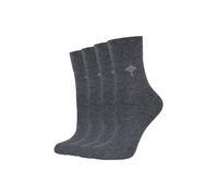 Socken JOOP "For your daily", Damen, Gr. 35-38, anthrazit melange, Baumwollmischung, elastisch, Socken Socken, mit Cornflower-Logo, Rippenbündchen (68863600-35) anthrazit melange