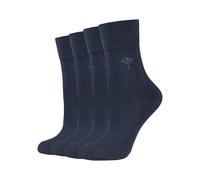 Socken JOOP "For your daily", Damen, Gr. 39-42, blau (navy), Baumwollmischung, unifarben, elastisch, Socken Socken, mit Cornflower-Logo, Rippenbündchen (43535939-39) navy