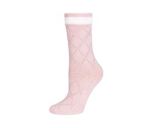 Socken JOOP "for your daily glam", Damen, Gr. 35-38, rosa (chalk pink), Materialmix, unifarben, Socken Socken, mit elastischem Bund (33587531-35) chalk pink