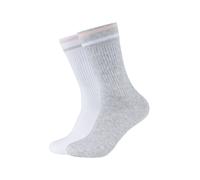 Socken JOOP "premium casual", Damen, Gr. 39-42, fog melange, Baumwolle, Elasthan, Polyamid, Socken Socken, Premium Qualität, verstärkte Ferse, verstärkte Zehen (38181366-39) fog melange