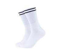 Socken JOOP "premium casual", Damen, Gr. 39-42, weiß, Baumwolle, Elasthan, Polyamid, Socken Socken, Premium Qualität, verstärkte Ferse, verstärkte Zehen (49782853-39) weiß