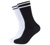 Socken JOOP "premium casual", Herren, Gr. 35-38, schwarz-weiß (weiß grau rosa), Baumwolle, Elasthan, Polyamid, gestreift, Socken Socken, Premium Qualität, verstärkte Ferse, verstärkte Zehen (70575767-