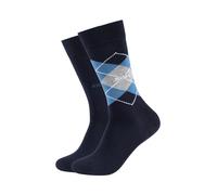 Socken JOOP "premium essentials", Damen, Gr. 39 (42), blau (navy), Baumwolle, Elasthan, Polyamid, unifarben, Socken Socken, Premium Qualität, verstärkte Ferse, verstärkte Zehen, Argyle Design (8103413