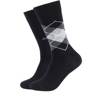 Socken JOOP "premium essentials", Damen, Gr. 43-46, blau (dunkelblau), Baumwolle, Elasthan, Polyamid, Socken Socken, Premium Qualität, verstärkte Ferse, verstärkte Zehen, Argyle Design (87765560-43) d