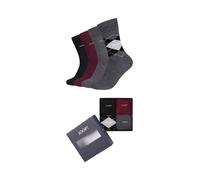 Socken JOOP "premium essentials", Damen, Gr. 43 (46), grau (anthrazit mix), Baumwollmischung, Socken Socken, mit elastischem Bund (26093164-43) anthrazit mix