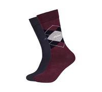 Socken JOOP "premium essentials", Herren, Gr. 39-42, bunt (portwine), Baumwolle, Elasthan, Polyamid, unifarben, Socken Socken, Premium Qualität, verstärkte Ferse, verstärkte Zehen, Argyle Design (1753