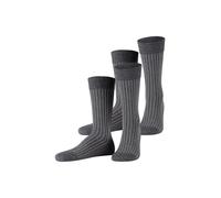 Socken mit Strukturmuster Modell 'MEN PREMIUM ESSENTIAL' 43-46 men Anthrazit Melange
