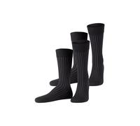 Socken mit Strukturmuster Modell 'MEN PREMIUM ESSENTIAL' 43-46 men Black