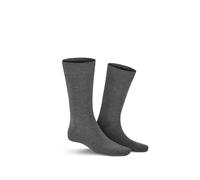 Socken KUNERT "CLARK", Damen, Gr. 43-46, silber, meliert, Baumwollmischung, normal, Socken Socken, druckfreier Komfortbund, Cotton-Mix (74951345-43) silber, meliert