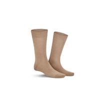 KUNERT Herren Socken Clark druckfreier Bund Beige-mel. 8320 43-46