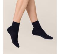 Socken KUNERT "FRESH UP", Damen, Gr. 35-38, marine, Baumwollmischung, normal, Socken Socken, Frische-Effekt, druckfreier Komfortbund mit Rollrand (21064966-35) marine