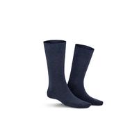 Socken KUNERT "RICHARD", Herren, Gr. 47-50, jeans meliert, Baumwollmischung, normal, Socken Socken, druckfreier Komfortbund, weich, sportlicher Look (73013703-47) jeans meliert