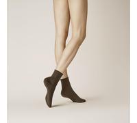 Kunert Sensual Cotton Socke 3er Pack | 35-38 (I) | Brown (KU-8220)