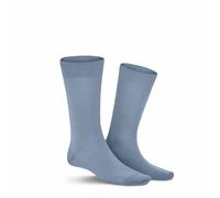 Socken KUNERT "Socke Clark", Herren, Gr. 47-50, grau (light, blau 8040), Obermaterial: 98% Baumwolle CO. 2% Elasthan EL., Socken Socken (58980032-47) light, blau 8040
