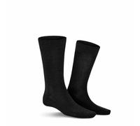 Socken KUNERT "Socke Clark", Herren, Gr. 47-50, grau (anthra meliert 8130), Obermaterial: 98% Baumwolle CO. 2% Elasthan EL., Socken Socken (17149528-47) anthra meliert 8130